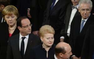 Dalia Grybauskaitė tarp Europos lyderių